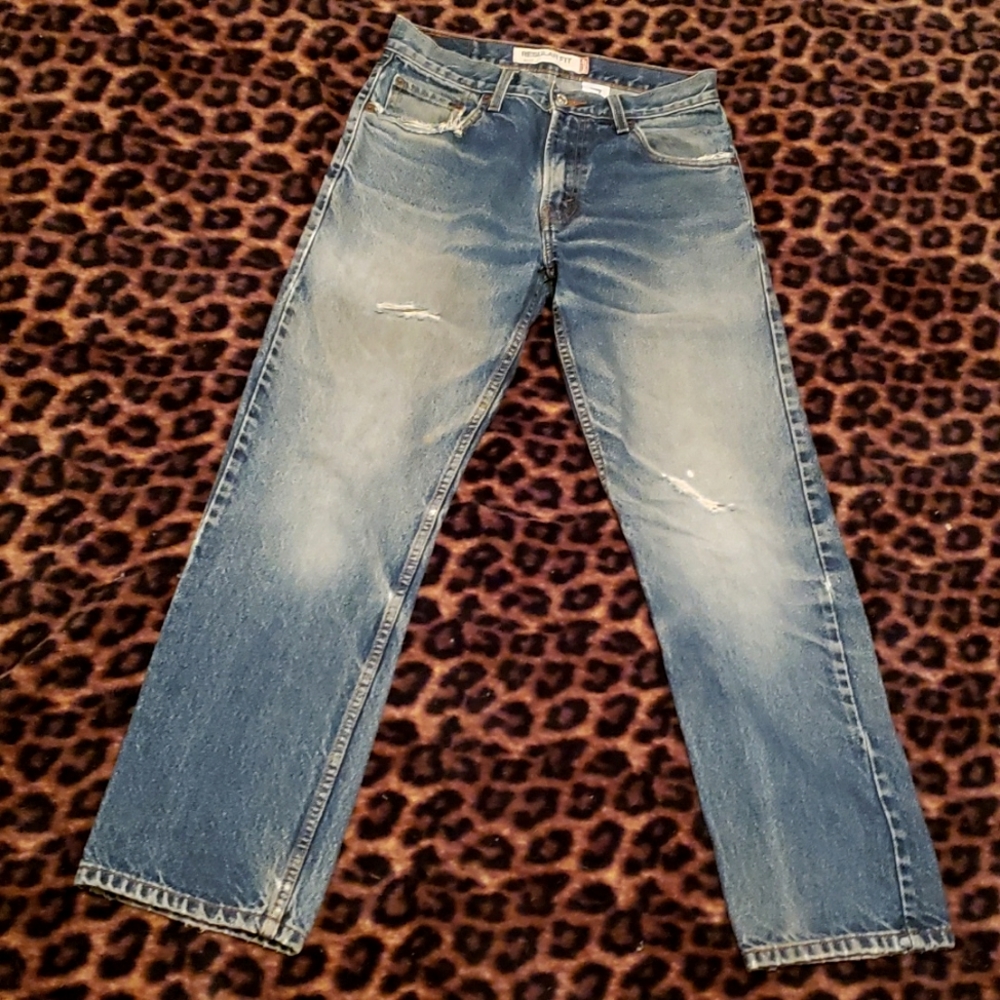 Naturally Distressed Levi's 505 Jeans